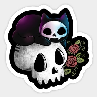 Spooky Cat Sticker